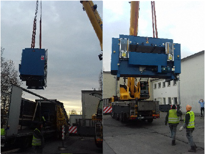 Taurus Machine Installation in Germany by Cutting Systems UK Touching Down-01-01
